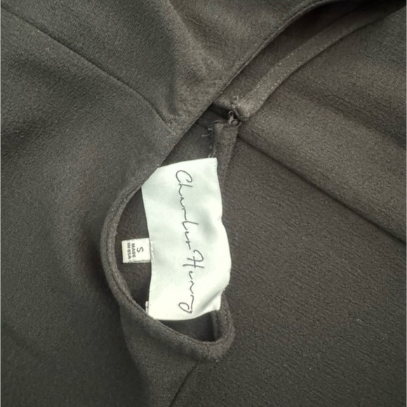 Chic Charles Henry Crepe High Low Swing Trapeze Dress, size small - Picture 4 of 11